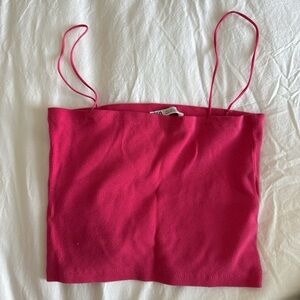 Zara Pink Strappy Tank Top